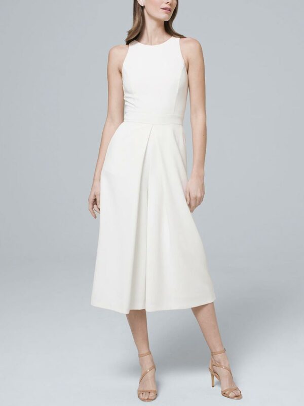 White Embellished Satin Through Blouse