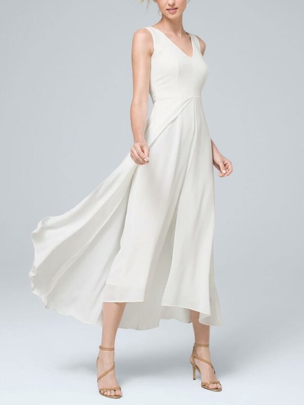 Ecru Stripe Lace Trim Tee